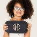 Monogrammed Black Logan Accessory Bag