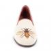 By Paige Ladies Bee On Tan Needlepoint Loafers