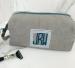 Dopp Kit In Grey Smooth Linen 