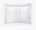 Lowell Matelasse Stand Sham Monogram