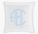 Matouk Camilla Monogrammed Euro Sham