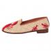 By Paige Ladies Red Lobster Needlepoint Loafers  