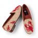 By Paige Ladies Red Lobster Needlepoint Loafers  