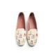 Bypaige Needlepoint Loafer In Tan Fleet Nautical