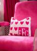 Monogrammed Knit Pillow