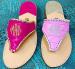 Monogrammed Sandals