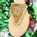 Palm Beach Monogrammed Sandals