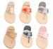 Audrey Monogrammed Sandals