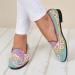 By Paige Preppy Paisley Ladies Needlepoint Loafers