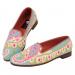 By Paige Preppy Paisley Ladies Needlepoint Loafers