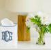 Monogrammed Tissue Box