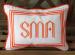 Monogrammed Boudior Pillow