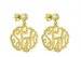 Monogrammed Earrings