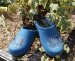 Denim Wool Monogrammed Clogs