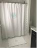 Matouk La Scallop Monogrammed Shower Curtain