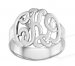 Monogrammed Ring