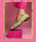 Lime Bee Needlepoint Loafers