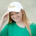 Personalized White Ball Cap