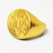 Monogrammed Signet Ring