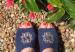 Monogrammed Peep Toe Clogs