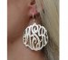Monogramme Large Dangle Earrings