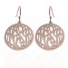 Monogrammed Earrings On French Wire