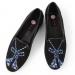 By Paige Ladies Blue Tassel Needlepoint Loafers 