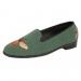 By Paige Ladies Bee On Sage Needlepoint Loafers 