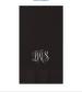 Embossed Graphics Classic Monogram Foil Guest Towels
