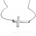 Sideways Cross Necklace