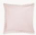 Pink Diamond Pique Euro Sham