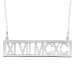 Roman Numeral Necklace