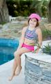 Monogrammed Toddler Hot Pink Ball Cap