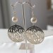 Monogrammed Pearl Earrings