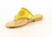 Monogrammed Sandal In Citrus With Clementine