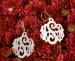 Monogrammed Earrings With Hand Engraved Details
