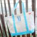 Monogrammed Meduim Boat Tote