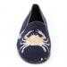 By Paige Crab On Navy Ladies Needlepoint Loafers