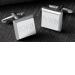 Monogrammed Modern Square Cufflinks 