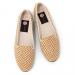 By Paige Women's Tan And White Herringbone Needlepoint Loafers