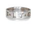 5mm Handmade Sterling Silver Cut-out Name Or Date Ring 