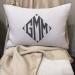 Monogrammed Linen Pillow