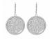 Monogrammed Classic Bordered 25mm Recessed Leverback Earrings 