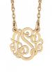 Monogrammed Necklace Mini In Classic Script 