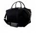 Monogrammed Black Weekender Bag 