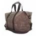 Monogrammed Weekender Olive Canvas Duffel 