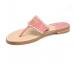 Palm Beach Aubrey Pineapple Sandals In Melon And Pale Gold