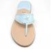 Palm Beach Aubrey Starfish Sandals In Sky And Silver