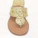 Palm Beach Mid Wedge Gold Sandals