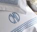 Matouk Liana Monogrammed Pillow